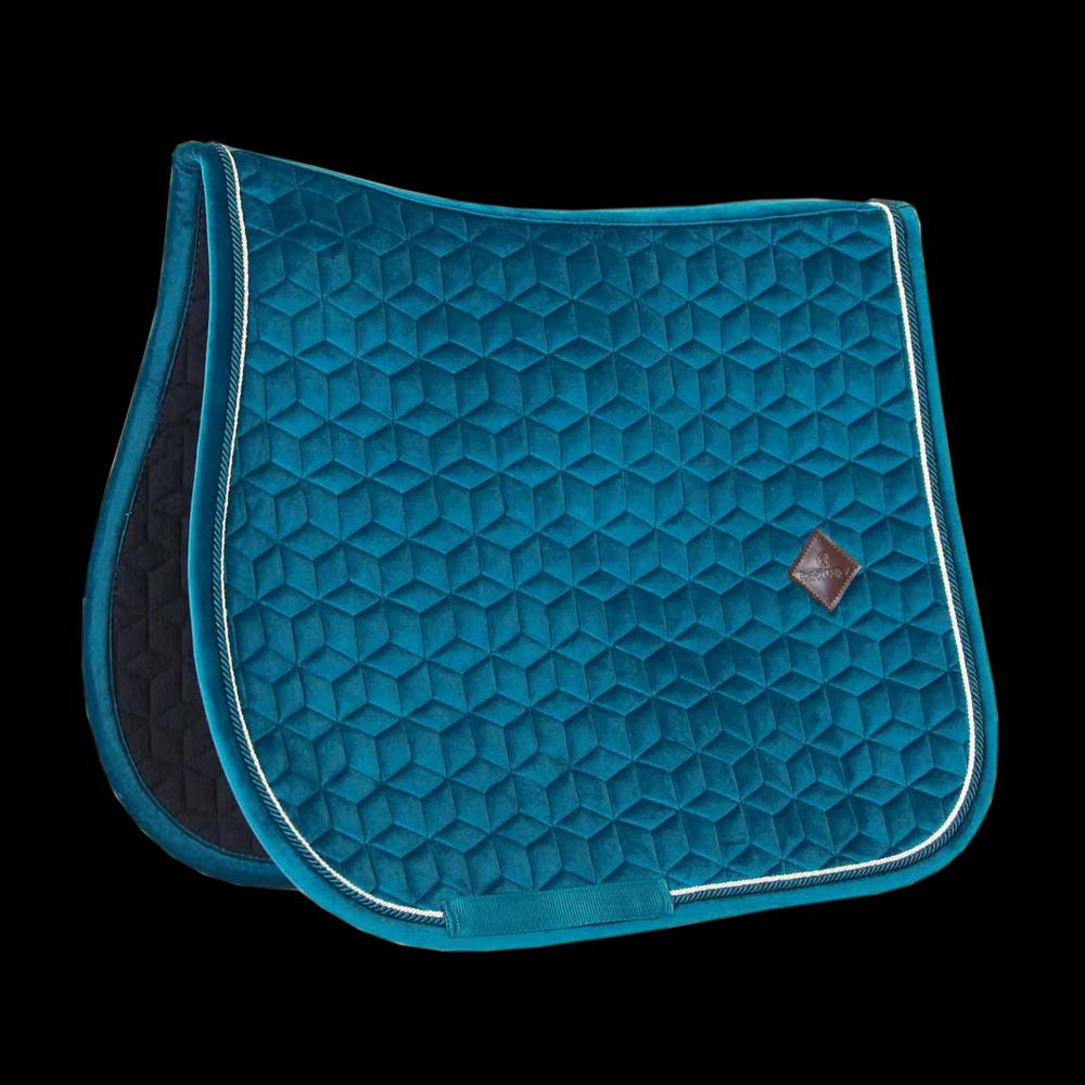 Saddle Pad Velvet Jumping, emerald